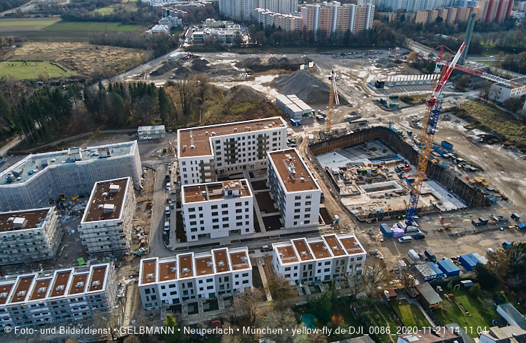 21.11.2020 - Baustelle Alexisquartier in Neuperlach