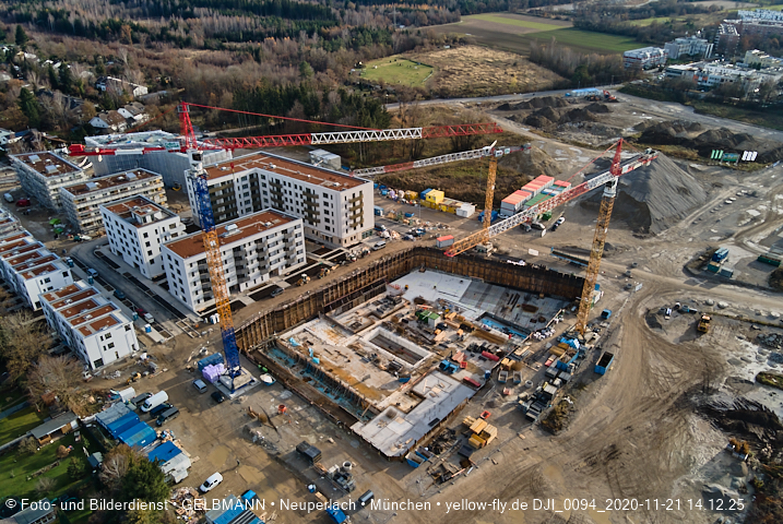 21.11.2020 - Baustelle Alexisquartier in Neuperlach