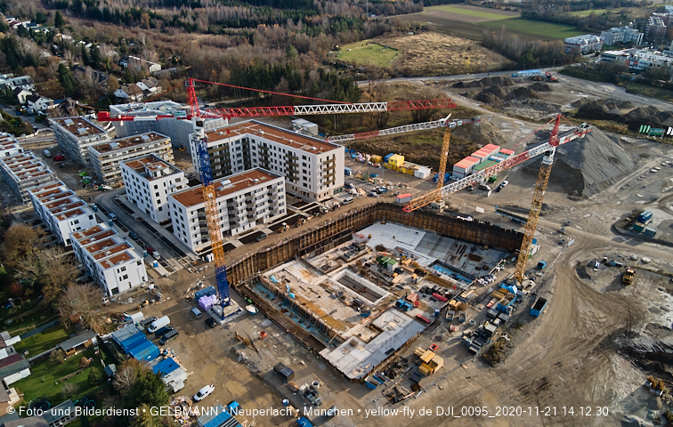 21.11.2020 - Baustelle Alexisquartier in Neuperlach
