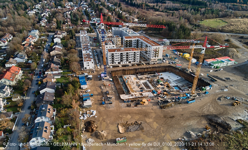 21.11.2020 - Baustelle Alexisquartier in Neuperlach