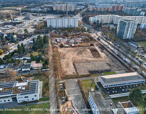 21.11.2020 - Baustelle Grundschule am Karl-Marx-Ring in Neuperlach