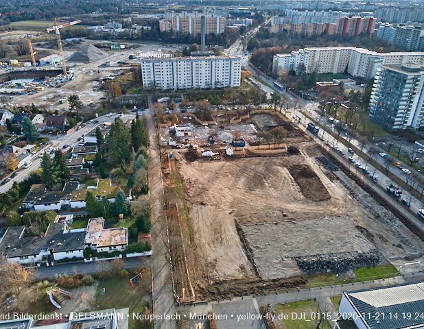 21.11.2020 - Baustelle Grundschule am Karl-Marx-Ring in Neuperlach