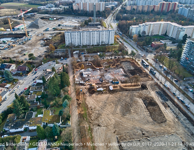 21.11.2020 - Baustelle Grundschule am Karl-Marx-Ring in Neuperlach