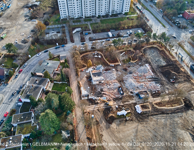 21.11.2020 - Baustelle Grundschule am Karl-Marx-Ring in Neuperlach