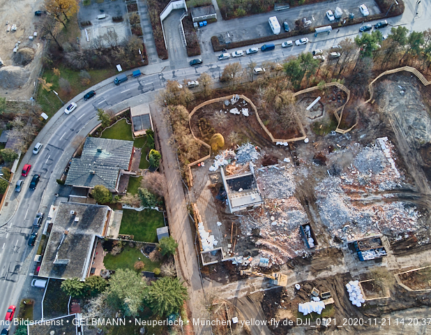 21.11.2020 - Baustelle Grundschule am Karl-Marx-Ring in Neuperlach