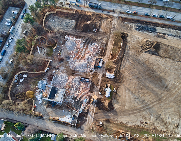 21.11.2020 - Baustelle Grundschule am Karl-Marx-Ring in Neuperlach