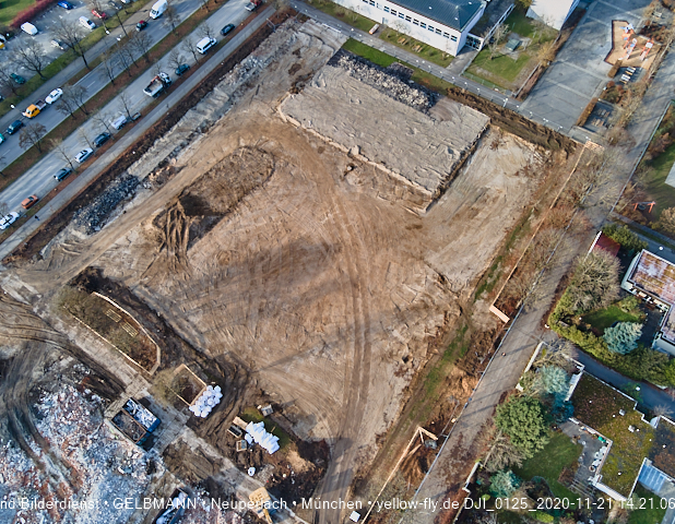 21.11.2020 - Baustelle Grundschule am Karl-Marx-Ring in Neuperlach