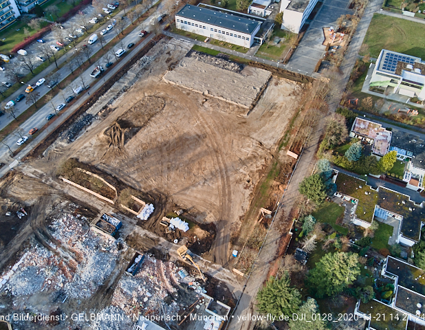 21.11.2020 - Baustelle Grundschule am Karl-Marx-Ring in Neuperlach