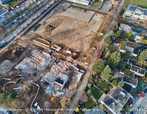 21.11.2020 - Baustelle Grundschule am Karl-Marx-Ring in Neuperlach