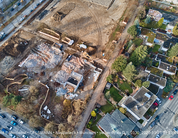 21.11.2020 - Baustelle Grundschule am Karl-Marx-Ring in Neuperlach