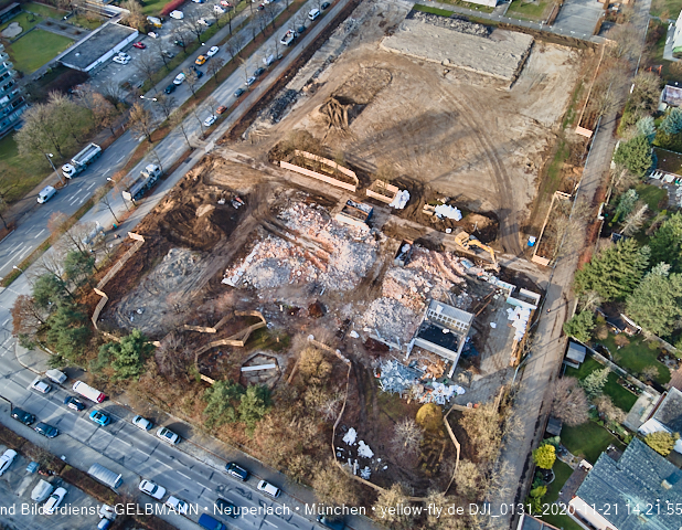 21.11.2020 - Baustelle Grundschule am Karl-Marx-Ring in Neuperlach