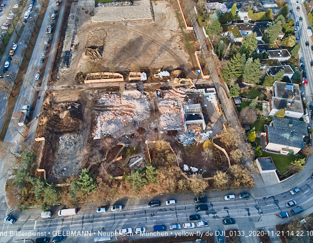 21.11.2020 - Baustelle Grundschule am Karl-Marx-Ring in Neuperlach