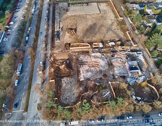 21.11.2020 - Baustelle Grundschule am Karl-Marx-Ring in Neuperlach