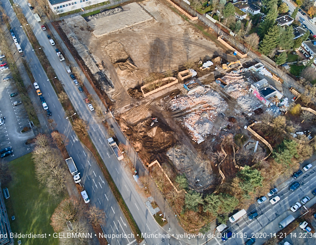 21.11.2020 - Baustelle Grundschule am Karl-Marx-Ring in Neuperlach