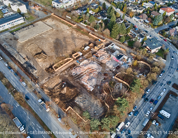 21.11.2020 - Baustelle Grundschule am Karl-Marx-Ring in Neuperlach