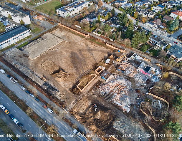 21.11.2020 - Baustelle Grundschule am Karl-Marx-Ring in Neuperlach