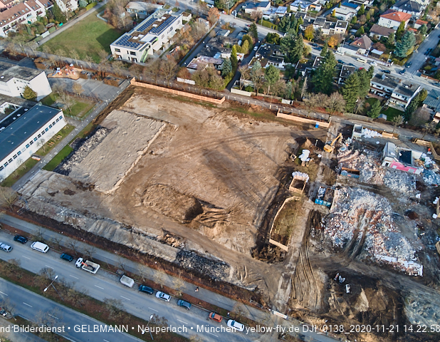 21.11.2020 - Baustelle Grundschule am Karl-Marx-Ring in Neuperlach