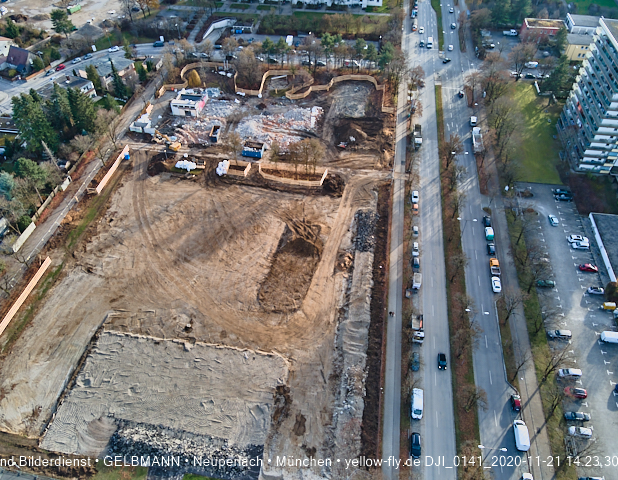 21.11.2020 - Baustelle Grundschule am Karl-Marx-Ring in Neuperlach