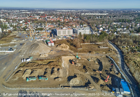 14.12.2020 - die Baustelle Alexisquartier in Neuperlach