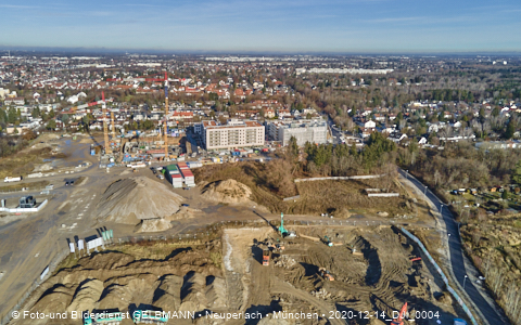 14.12.2020 - die Baustelle Alexisquartier in Neuperlach