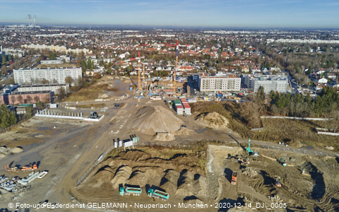 14.12.2020 - die Baustelle Alexisquartier in Neuperlach