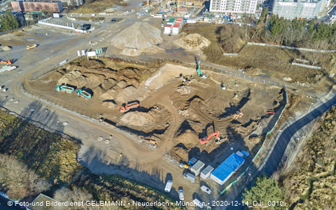 14.12.2020 - die Baustelle Alexisquartier in Neuperlach