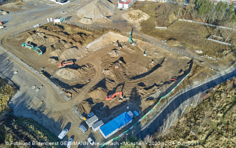 14.12.2020 - die Baustelle Alexisquartier in Neuperlach