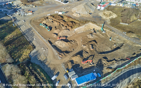 14.12.2020 - die Baustelle Alexisquartier in Neuperlach