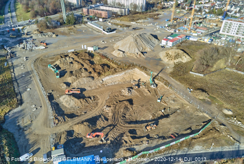 14.12.2020 - die Baustelle Alexisquartier in Neuperlach