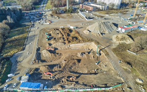 14.12.2020 - die Baustelle Alexisquartier in Neuperlach