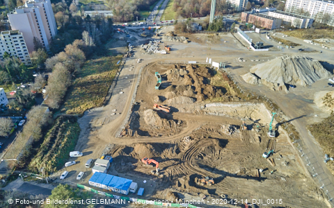 14.12.2020 - die Baustelle Alexisquartier in Neuperlach