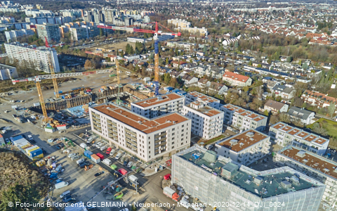14.12.2020 - die Baustelle Alexisquartier in Neuperlach