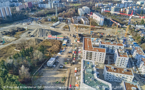 14.12.2020 - die Baustelle Alexisquartier in Neuperlach
