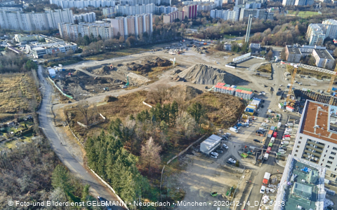 14.12.2020 - die Baustelle Alexisquartier in Neuperlach