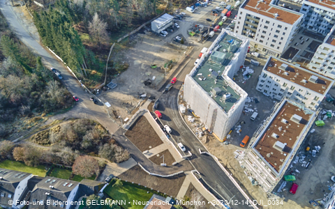 14.12.2020 - die Baustelle Alexisquartier in Neuperlach