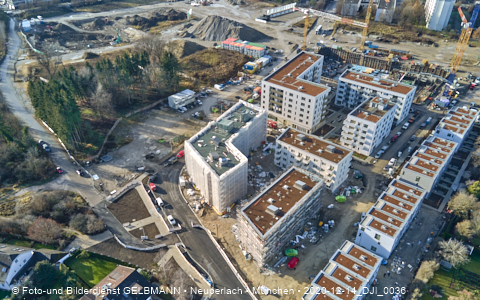 14.12.2020 - die Baustelle Alexisquartier in Neuperlach