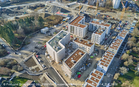 14.12.2020 - die Baustelle Alexisquartier in Neuperlach