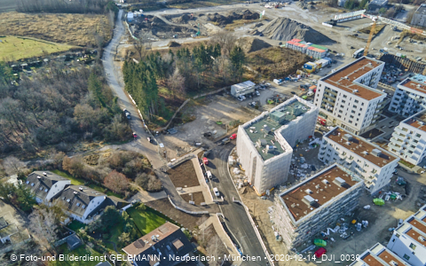 14.12.2020 - die Baustelle Alexisquartier in Neuperlach
