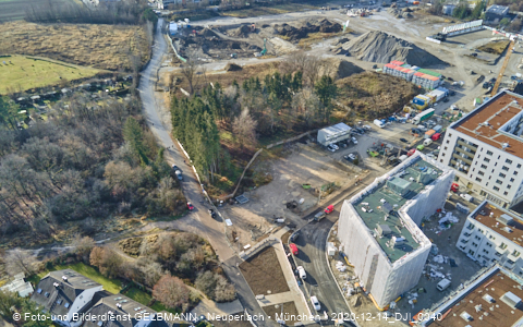 14.12.2020 - die Baustelle Alexisquartier in Neuperlach