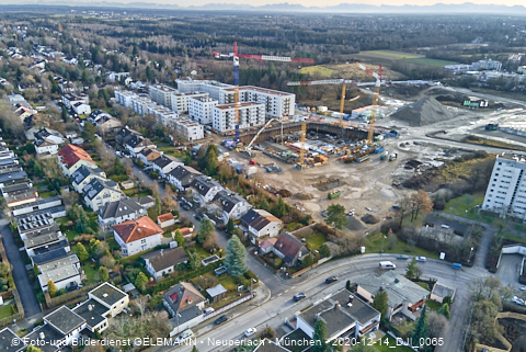 14.12.2020 - die Baustelle Alexisquartier in Neuperlach