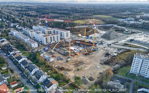 14.12.2020 - die Baustelle Alexisquartier in Neuperlach