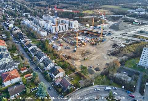 14.12.2020 - die Baustelle Alexisquartier in Neuperlach