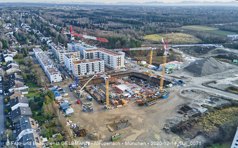 14.12.2020 - die Baustelle Alexisquartier in Neuperlach