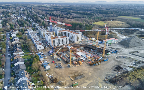 14.12.2020 - die Baustelle Alexisquartier in Neuperlach