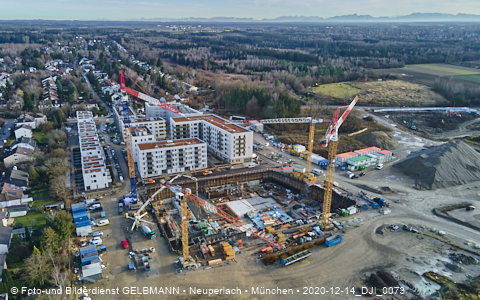 14.12.2020 - die Baustelle Alexisquartier in Neuperlach
