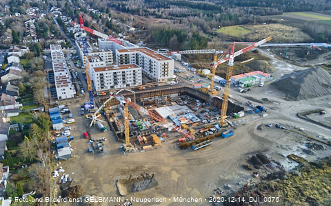 14.12.2020 - die Baustelle Alexisquartier in Neuperlach