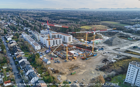14.12.2020 - die Baustelle Alexisquartier in Neuperlach