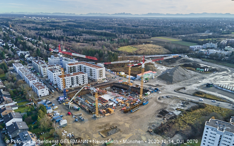 14.12.2020 - die Baustelle Alexisquartier in Neuperlach