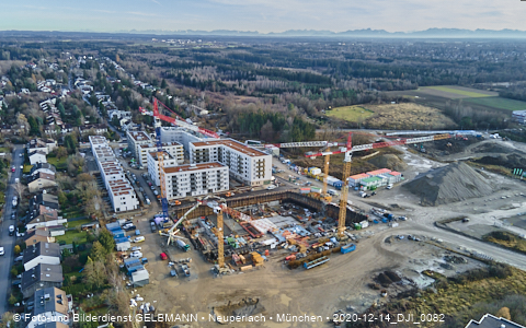 14.12.2020 - die Baustelle Alexisquartier in Neuperlach
