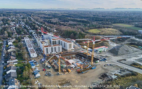 14.12.2020 - die Baustelle Alexisquartier in Neuperlach